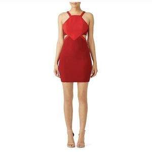 Jay Godfrey Red Walker Dress